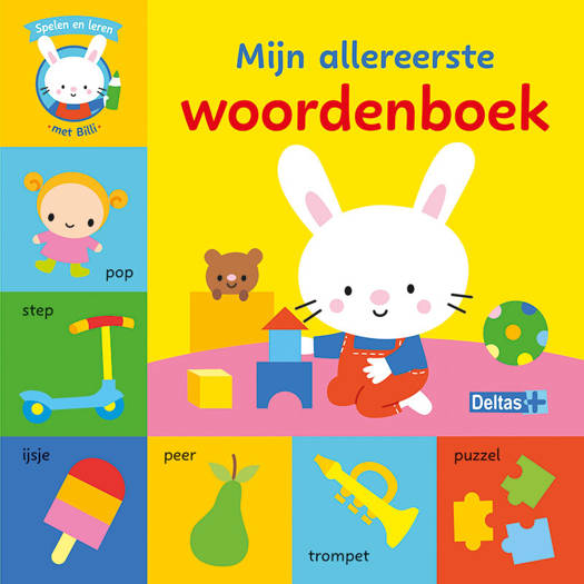 Prentenboek & -kaarten DELTAS Mijn allereerste woordenboek - Spelen en leren met Billi | prentenboek