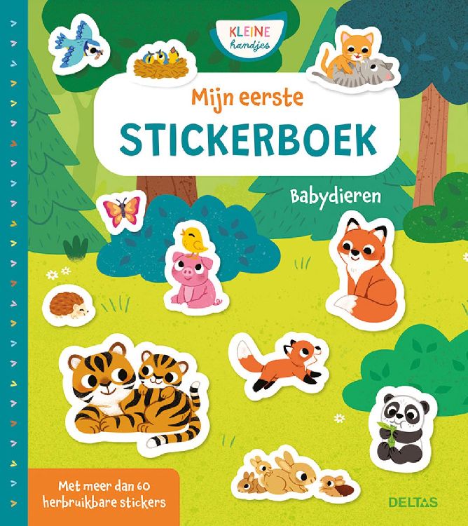 Stickerboek DELTAS Mijn eerste stickerboek - kleine handjes