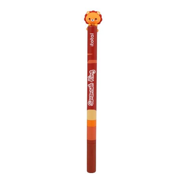 BALPEN Erasable pen, lion, rode inkt, 1st