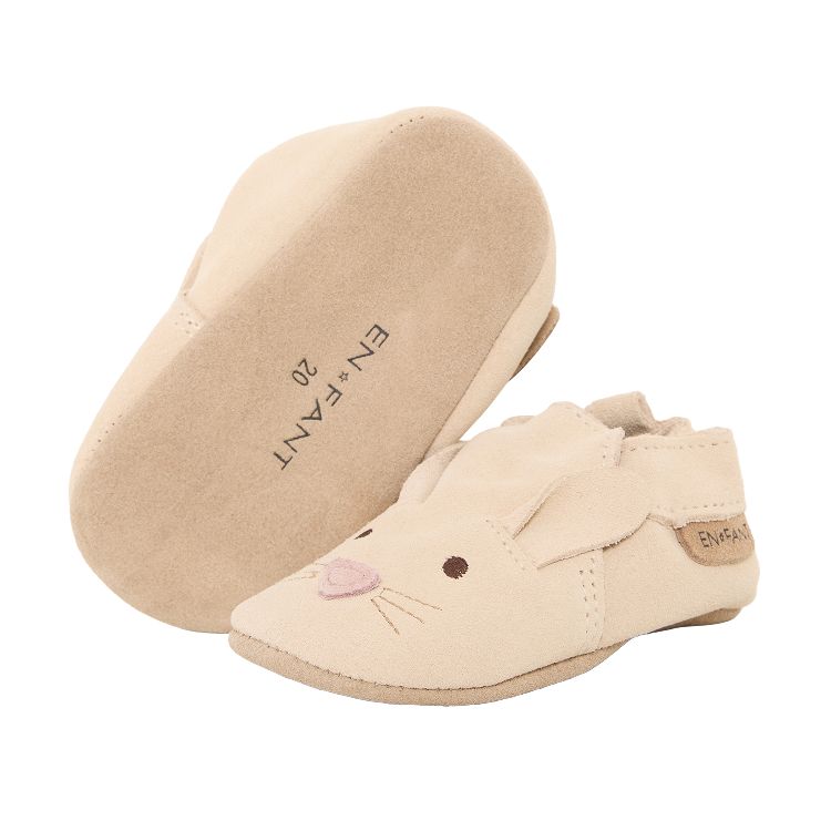 Schoenen ENFANT Slippers Suede Animal, parkschoentjes