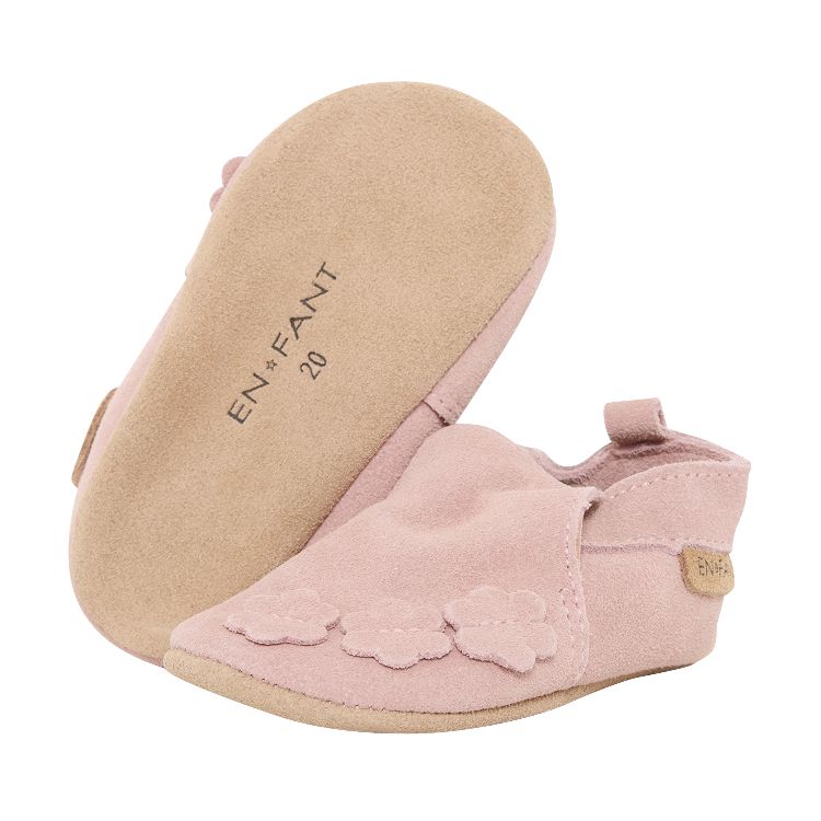 Schoenen ENFANT Slippers Suede emb., parkschoentjes