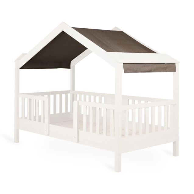 Dak Roof, Chalet Junior Bed 90x200, chocolat voor eenpersoonsbed Quax Kamer dak