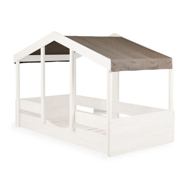 Dak Roof, Cottage Junior Bed 90x200, chocolat voor eenpersoonsbed Quax Kamer dak