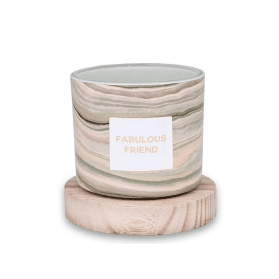 KAARS buitenkaars, fabulous freind, bella citronella, grijs/groen, 50 uur, 1st