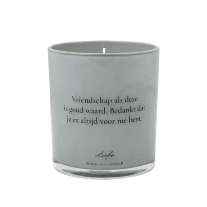 KAARS sojakaars, vriendschap als deze is goud waard, jasmine luxe, grijs, 50 u, 1st