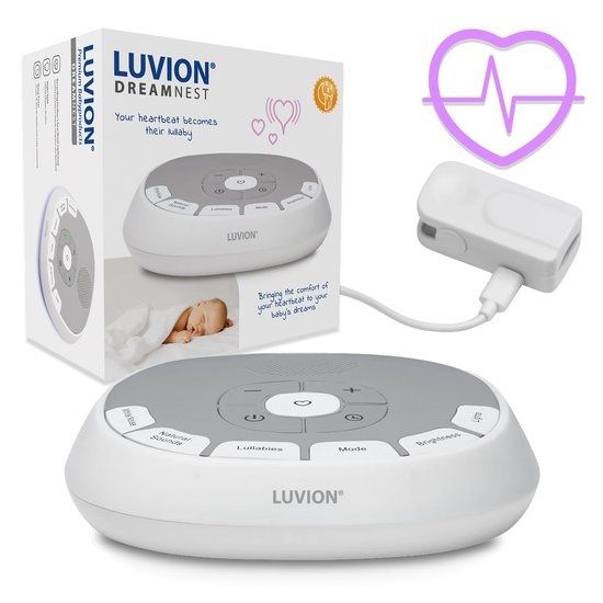 Slaaphulp Luvion Dreamnest White Noise Machine incl. Heartbeat Recorder