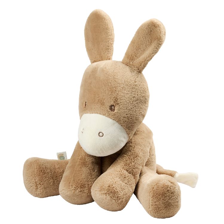 Knuffel Nattou, Pluche Ezel Karamel | Loulou