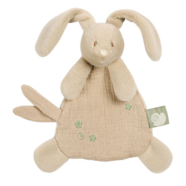 Knuffeldoek/fopspeendoekje Nattou, Mini Doudou Konijn Zandkleur | Loulou