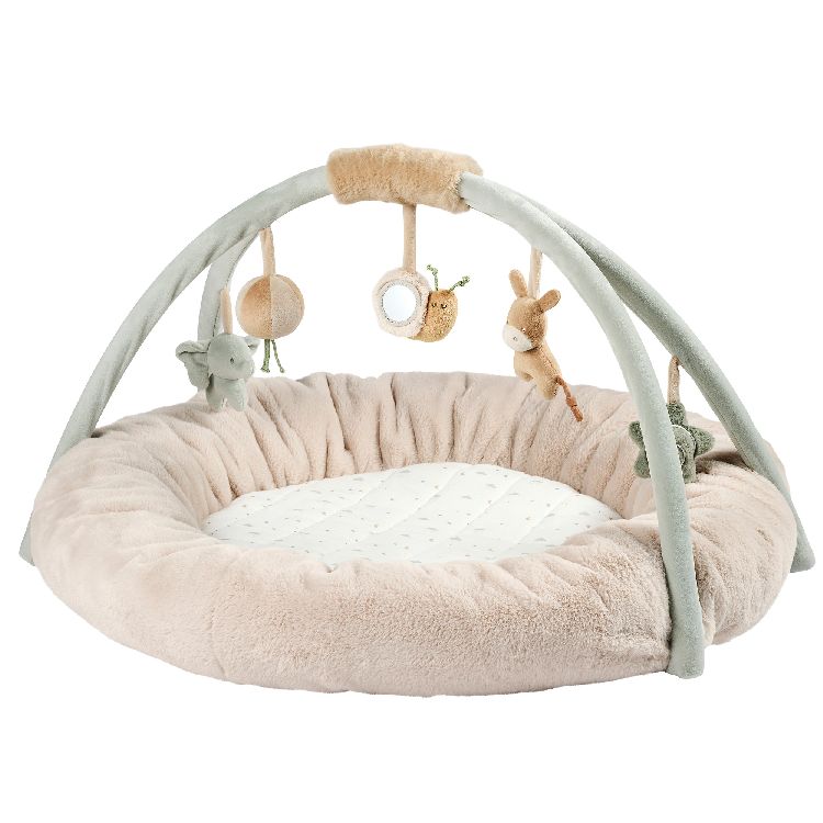 Speeltapijt met speelboog Nattou Speelmat rond | Loulou