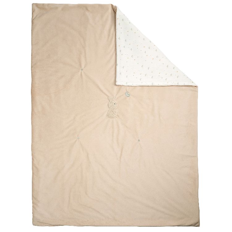 Deken Nattou Babydeken Konijn, geschikt voor babybed 60x120/babybed 70x140 | Loulou