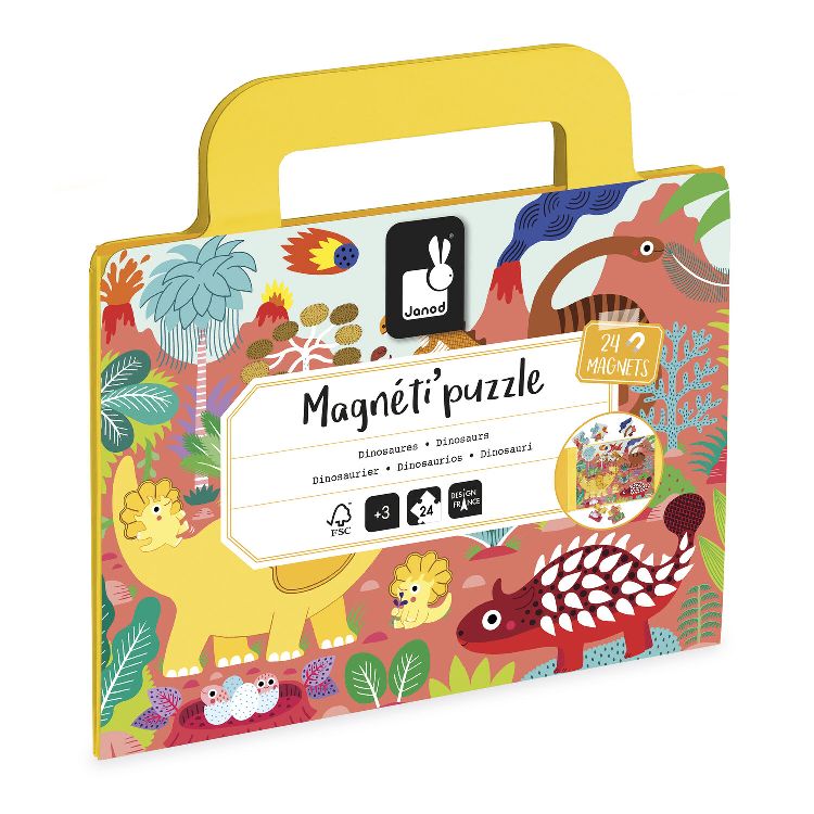Magnetisch speelbord Janod Magneti Puzzle Dino | Magneti Puzzle