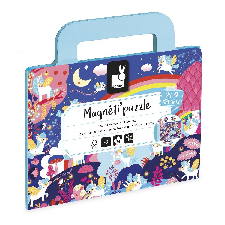 Magnetisch speelbord Janod Magneti Puzzle Eenhoorn | Magneti Puzzle