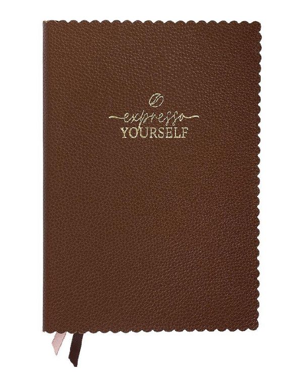 NOTITIEBOEK A5, Notebook, din, Majoie, 120 blz, braun, expresso yourself
