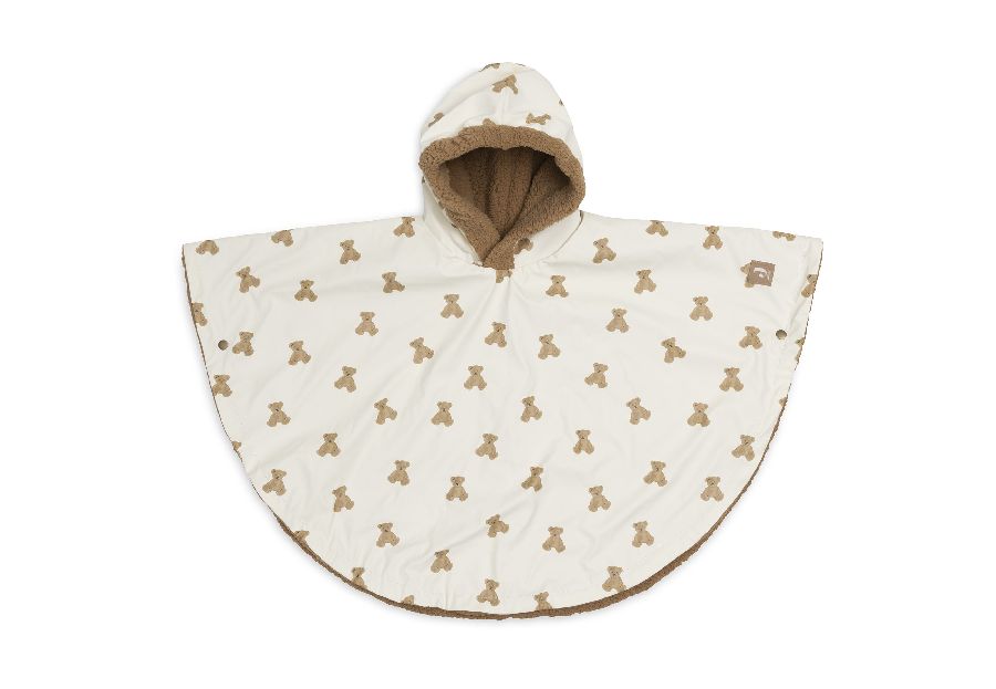 Poncho Jollein Outdoor Poncho Waterrepellent, regenponcho | Mini Teddy Bear