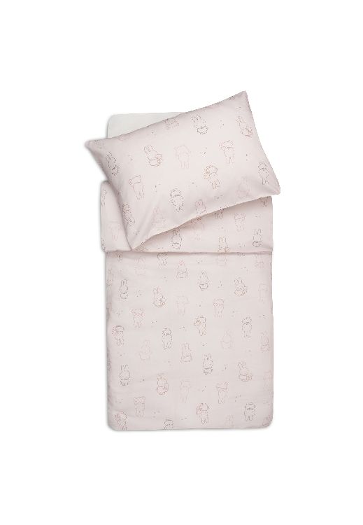Donsovertrek Jollein, geschikt voor babybed 60x120/babybed 70x140 | Miffy Moments