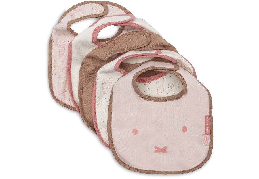 Slabbetje Jollein Slab Jersey Waterproof 5pack | Miffy Moments