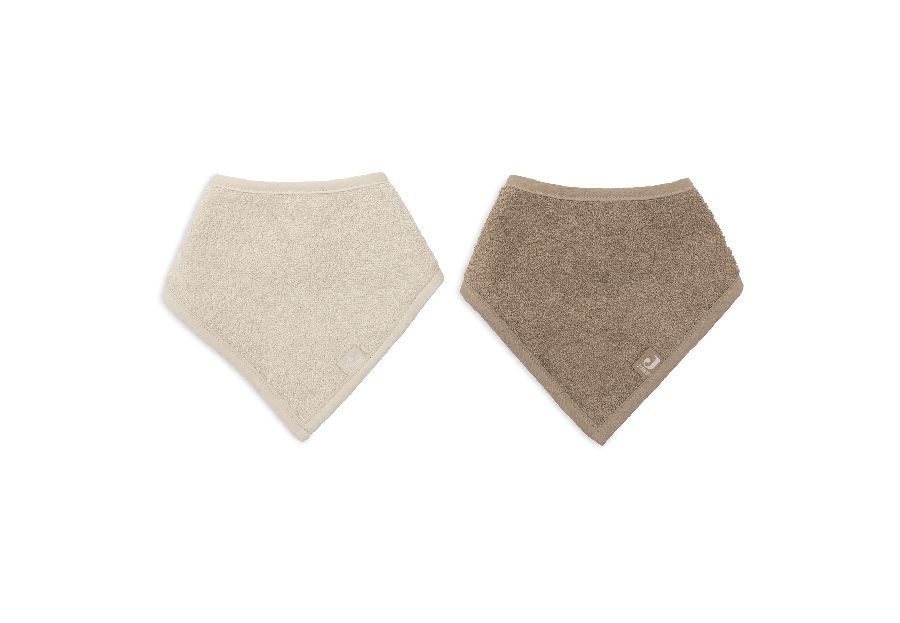 Spuugdoekje Jollein Slab bandana | Terry Sand/Terry Milky Coffee