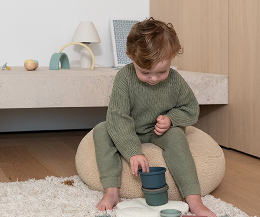 Positioneringskussenhoes Doomoo Relax Cover, geschikt voor DOOMOO/Form-Fix/Theraline Buddy/Buddy Fiber/Comfy Big/Form Fix/Original/Dodo | Teddy biscuit