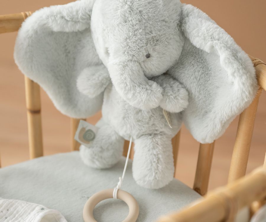 Muziektrekker Nattou, Muziekknuffel Olifant Lindegroen | Loulou