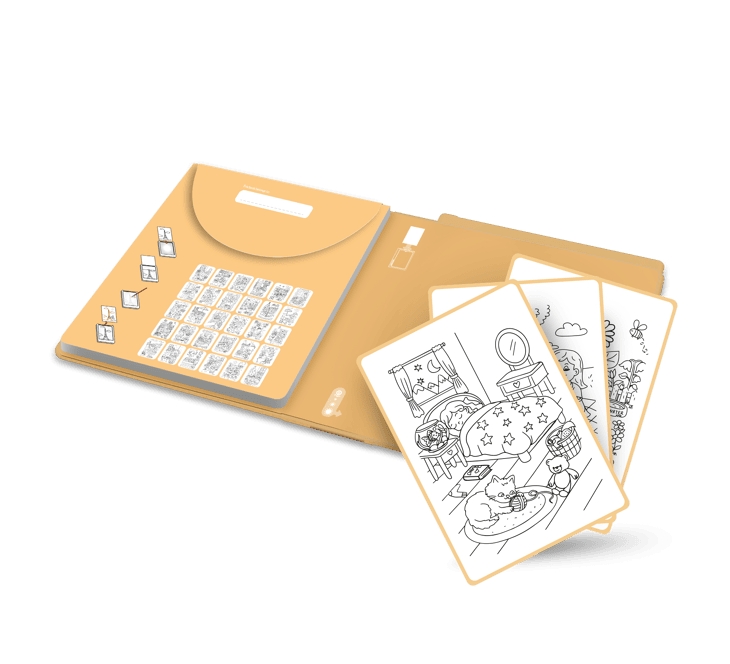Tekenbord toebehoren Kidywolf Refill Kidydraw Pad6 EDH