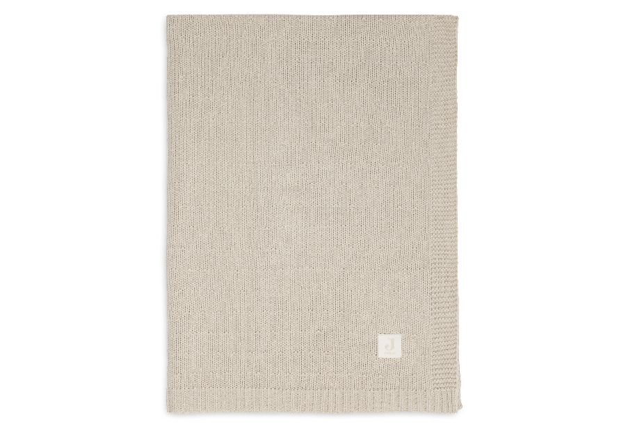 Deken Jollein, geschikt voor wieg/draagmand/park | Sprinkle Knit Sand