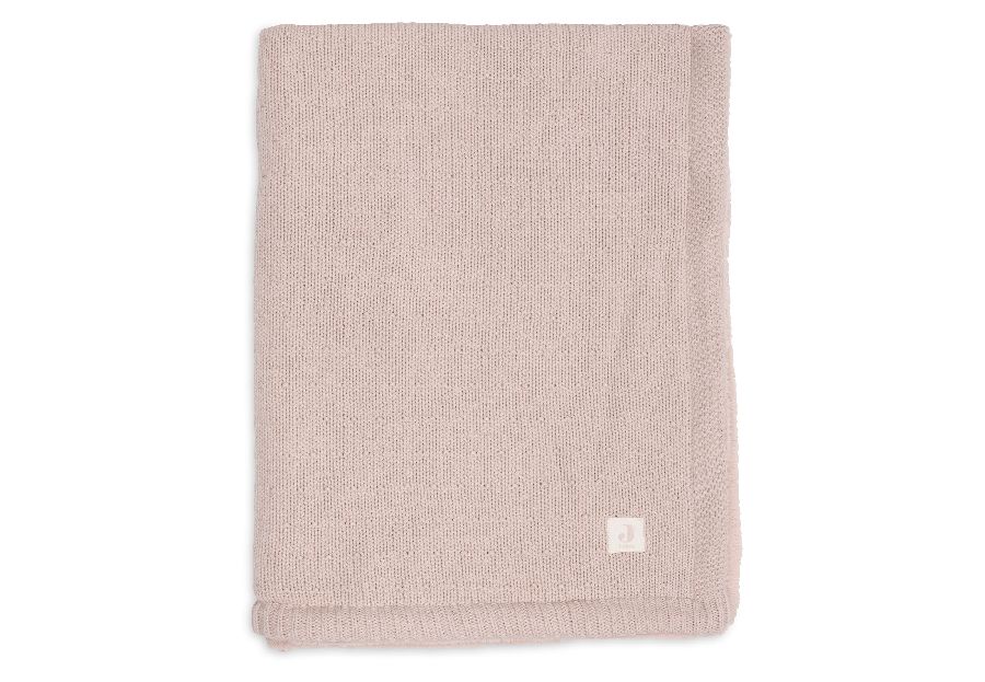 Deken Jollein, geschikt voor babybed 60x120/babybed 70x140 | Sprinkle Knit Silk Rose
