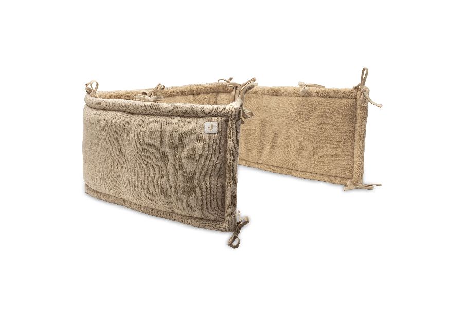 Tochtkussen Jollein Boxbumper, geschikt voor babybed/park | Sprinkle Knit Hazel