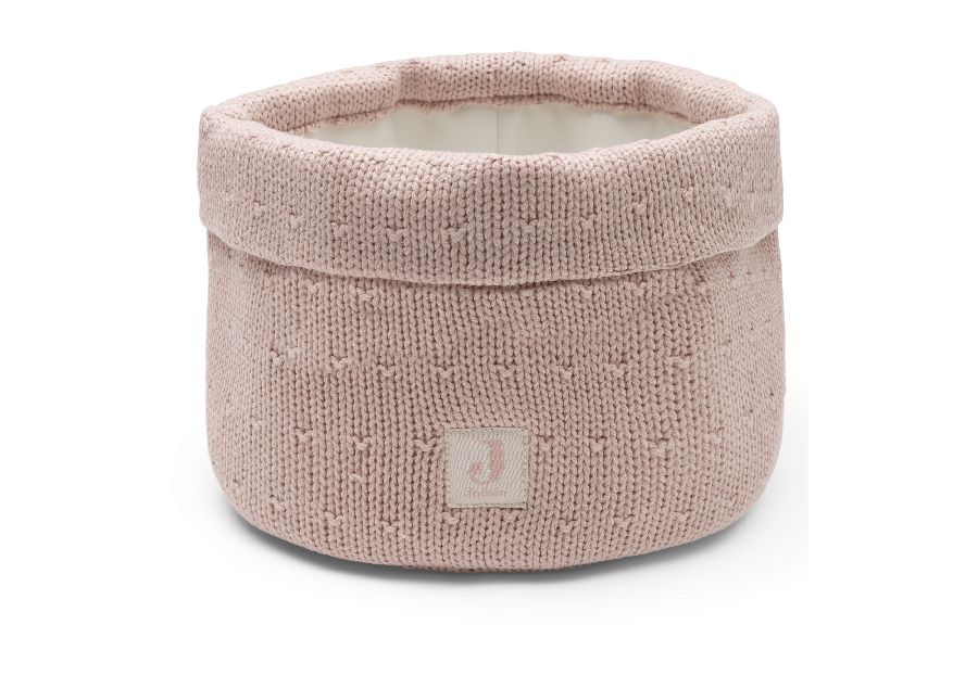Mand voor was- en verzorgingstafels Jollein | Sprinkle Knit Silk Rose
