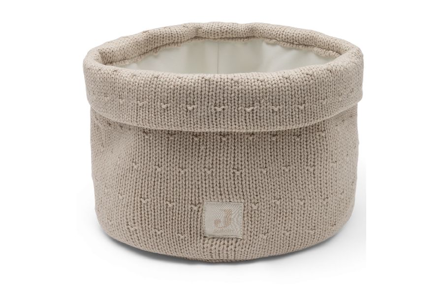 Mand voor was- en verzorgingstafels Jollein | Sprinkle Knit Sand