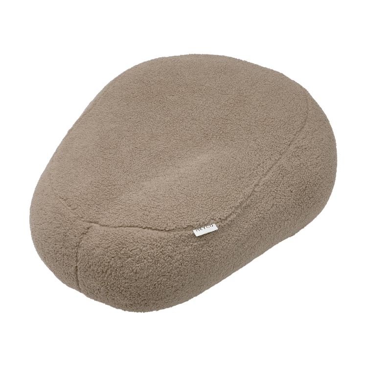 Positioneringskussenhoes Meyco Baby Relaxhoes | Teddy Dark Taupe