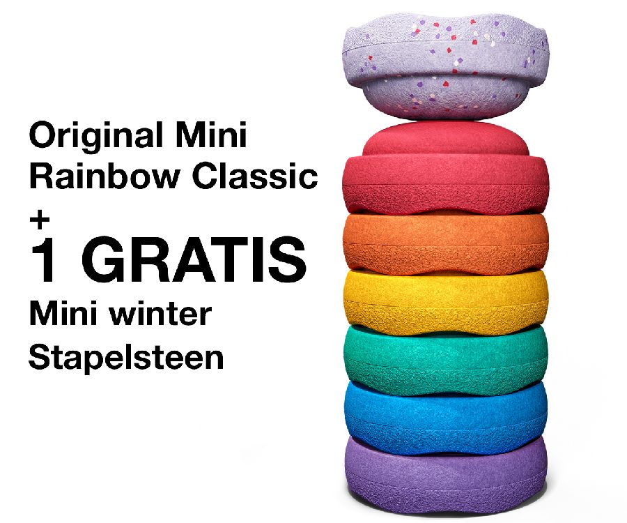 Stapelsteen Stapelstein, Original Mini Winter Special | Rainbow Classic