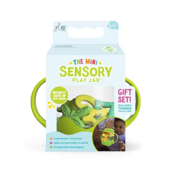 Gevulde fles & figuur Glo Pals Mini Sensory Jar Set