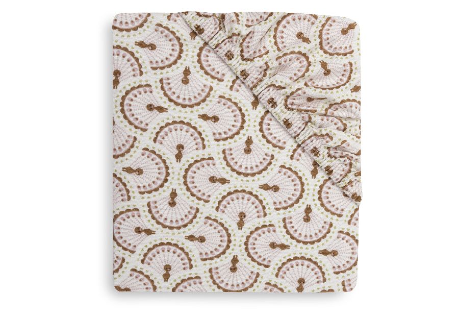 Hoeslaken Jollein, geschikt voor babybed 70x140/babybed 70x150/babybed 75x150 | Soft Plumes