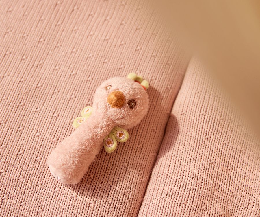 Parklegger Jollein Boxkleed | Sprinkle Knit Silk Rose