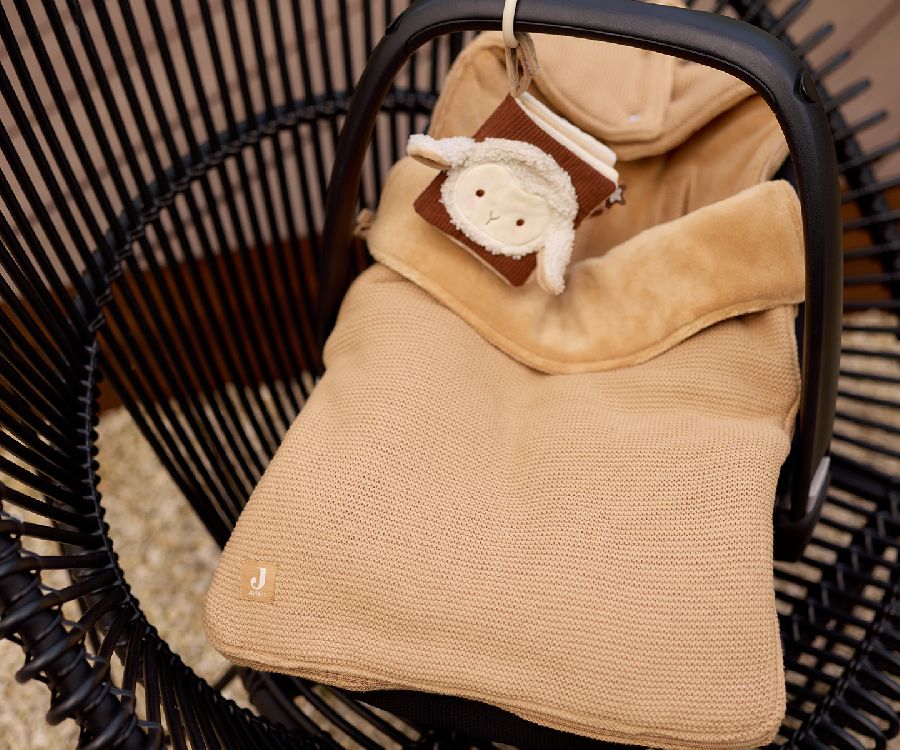 Voetenzak Jollein, geschikt voor autostoel groep 0+ | Sprinkle Knit Hazel