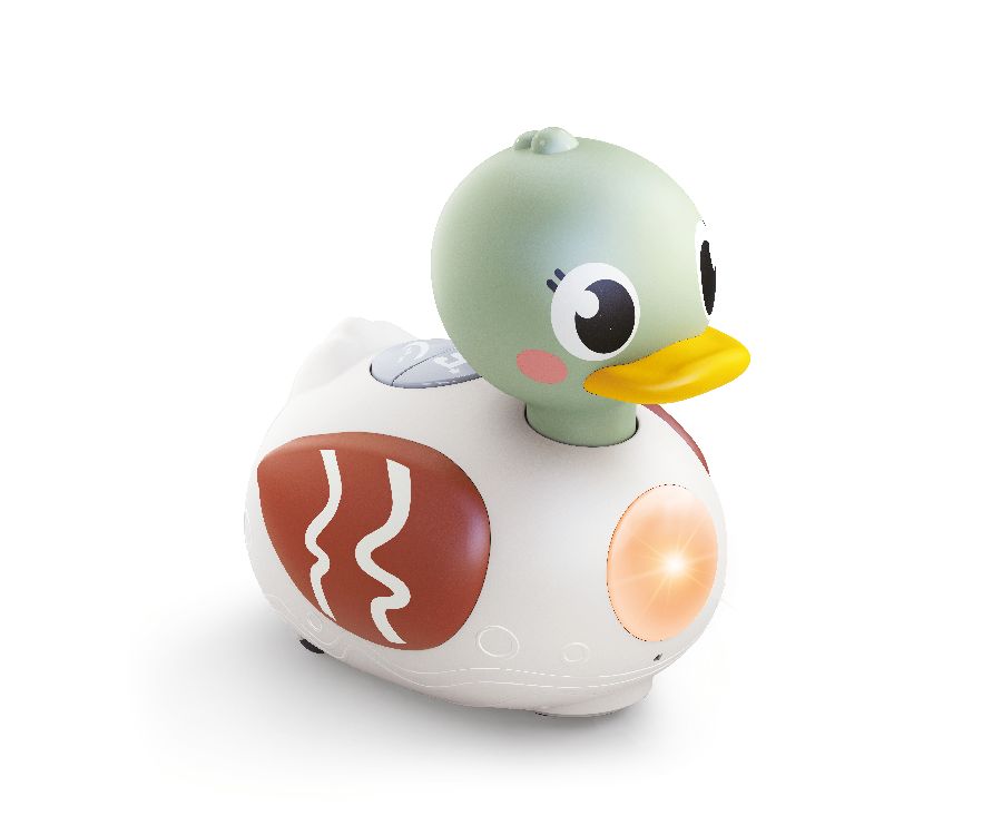 Kruiprol & rolfiguur BoJungle Billie The Crawl Along Duck
