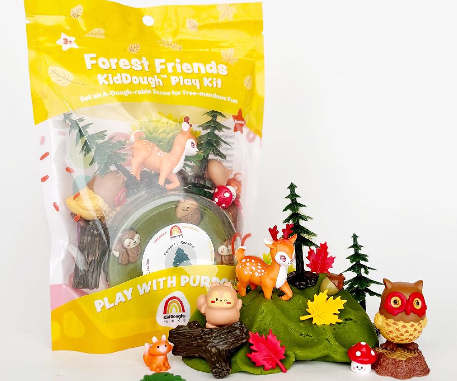 Losse vormen & figuren EGKD Forest Friends KidDough Speelset