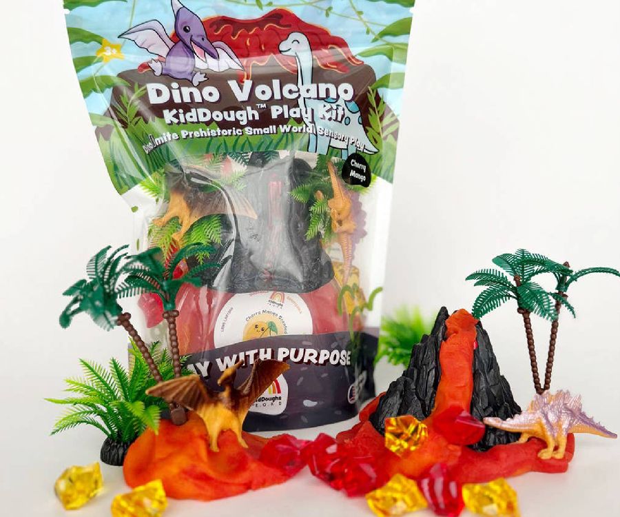 Losse vormen & figuren EGKD Dino Vulkaan KidDough Speelset