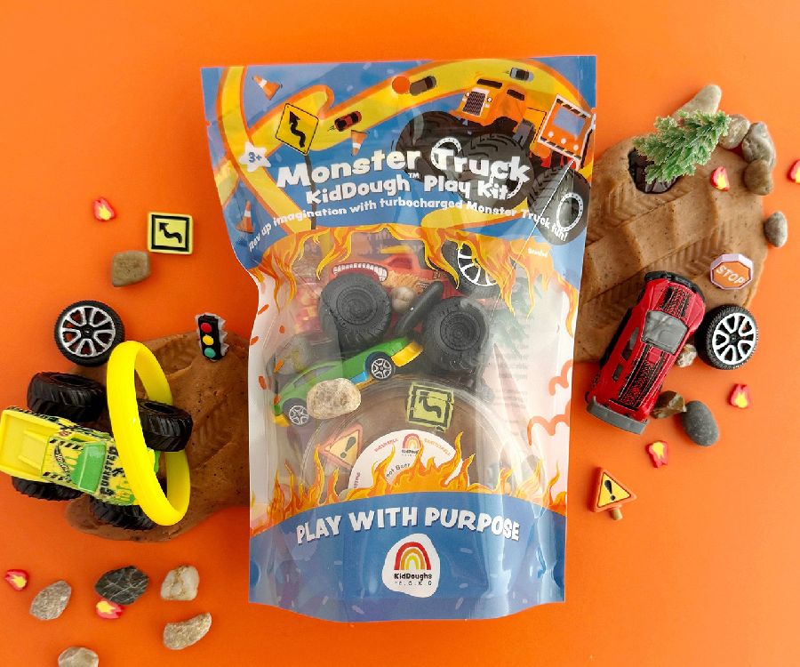 Losse vormen & figuren EGKD Monster Truck KidDough Speelset