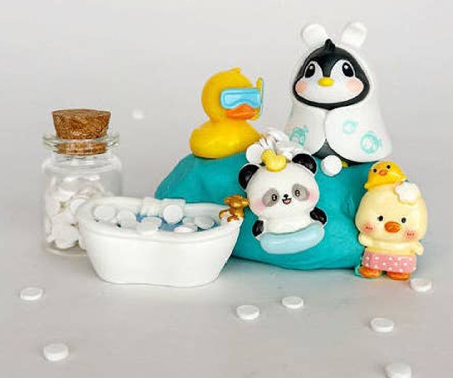 Losse vormen & figuren EGKD Bubble Buddies Mini Speelset