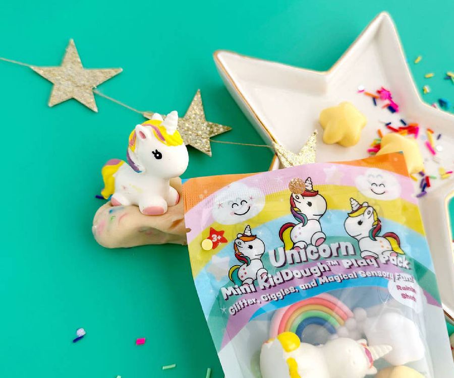 Losse vormen & figuren EGKD Unicorn Mini Speelset