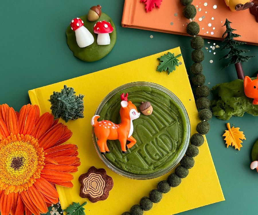 Losse vormen & figuren EGKD Forest Friends KidDough Speelset