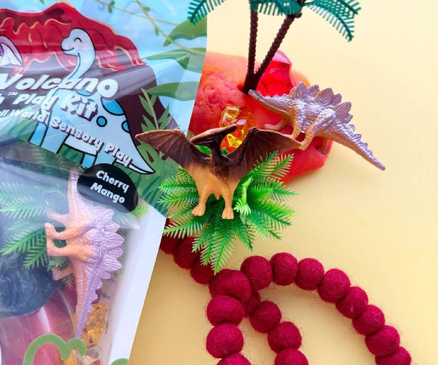 Losse vormen & figuren EGKD Dino Vulkaan KidDough Speelset