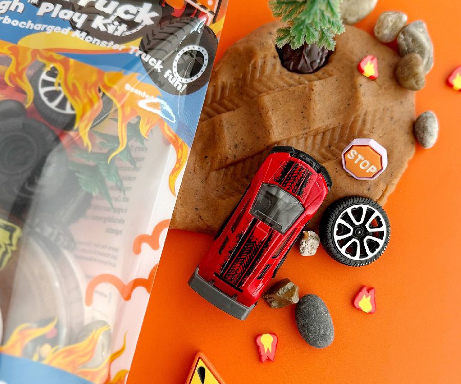 Losse vormen & figuren EGKD Monster Truck KidDough Speelset