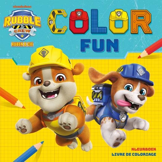 Kleurboek DELTAS Rubble & crew color fun