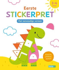 Stickerboek DELTAS Allereerste stickerboek - met kleurrijke cirkels