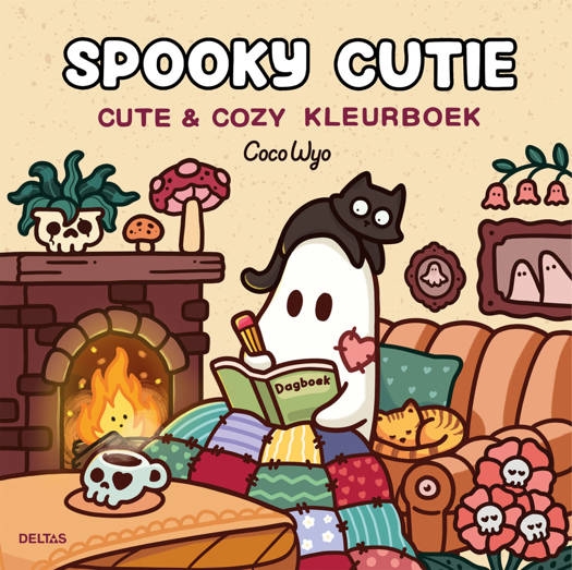 Kleurboek DELTAS Spooky Cutie - Cute & cozy kleurboek