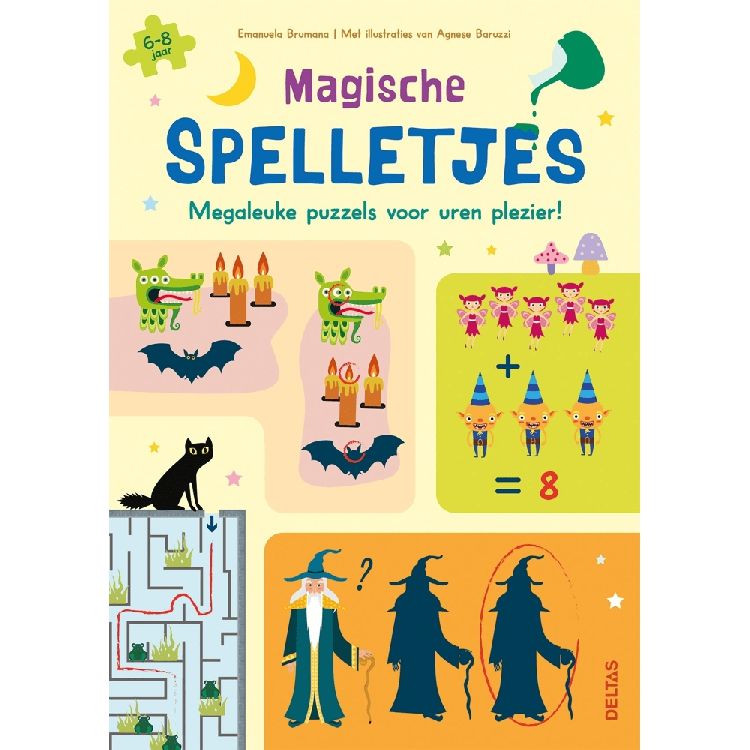 Invulboek DELTAS Magische spelletjes | puzzel- & spelletjesboek
