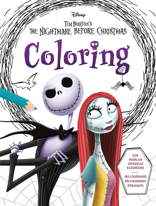 Kleurboek DELTAS The nightmare before Christmas