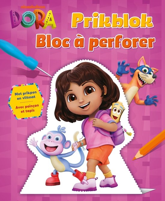 Kleurboek DELTAS Dora Prikblok